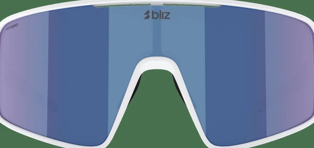 Bliz P001s Matte White/Grey Blue Mirror