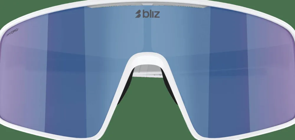 Bliz P001s Matte White/Grey Blue Mirror