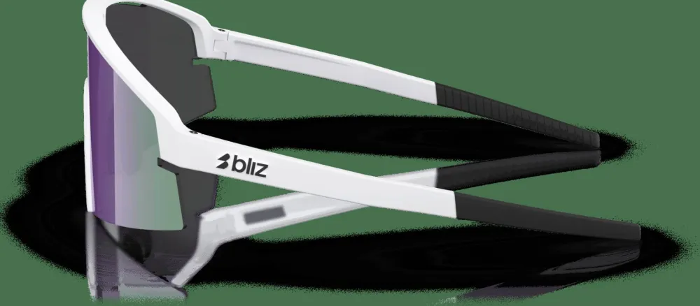 Bliz P006s Matte White/Smoke W Purple Mirror Clearance