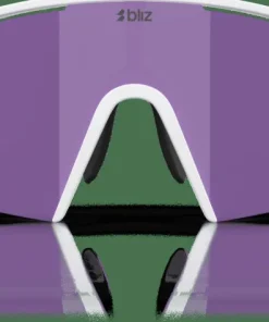 Bliz P006s Matte White/Smoke W Purple Mirror Clearance