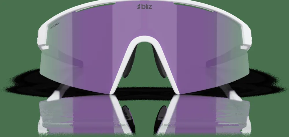Bliz P006s Matte White/Smoke W Purple Mirror Clearance