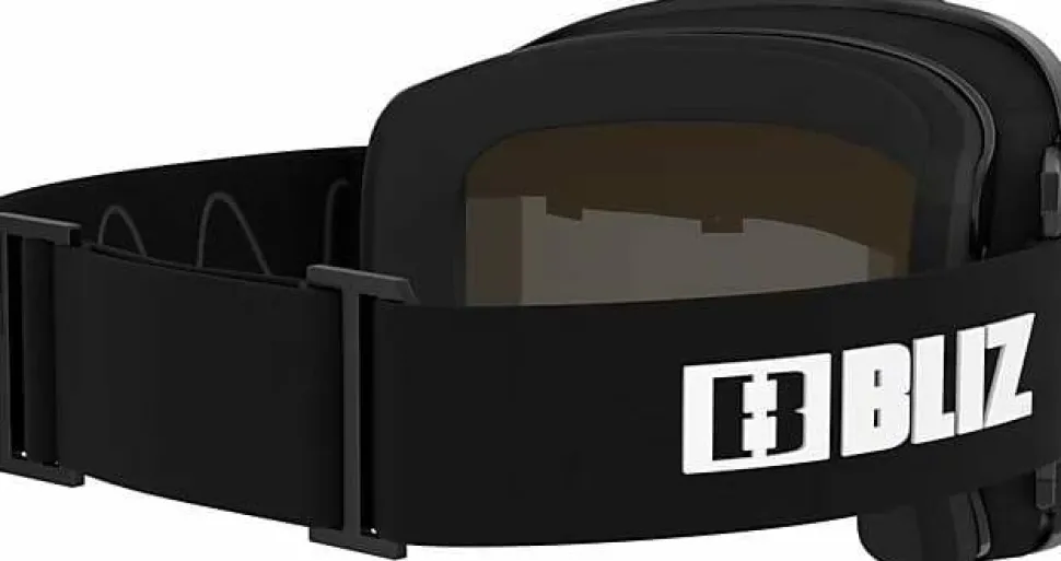 Bliz Rave Matt Black White Logo/Brown Red