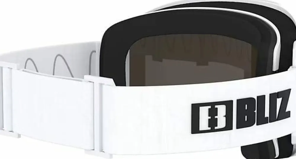 Bliz Rave Matt White Black Logo/Brown Pink MATT WHITE W BLACK LOGO BROWN PINK