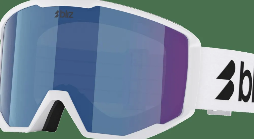 Bliz Spark Matte White/Smoke&Blue MATTE WHITE / SMOKE&BLUE Discount