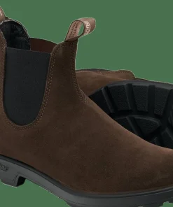 Blundstone Unisex 2410 Suede Chelsea Boots Brown Outlet