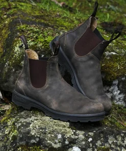 Blundstone Unisex Casual Chelsea Boots #585 Rustic Brown