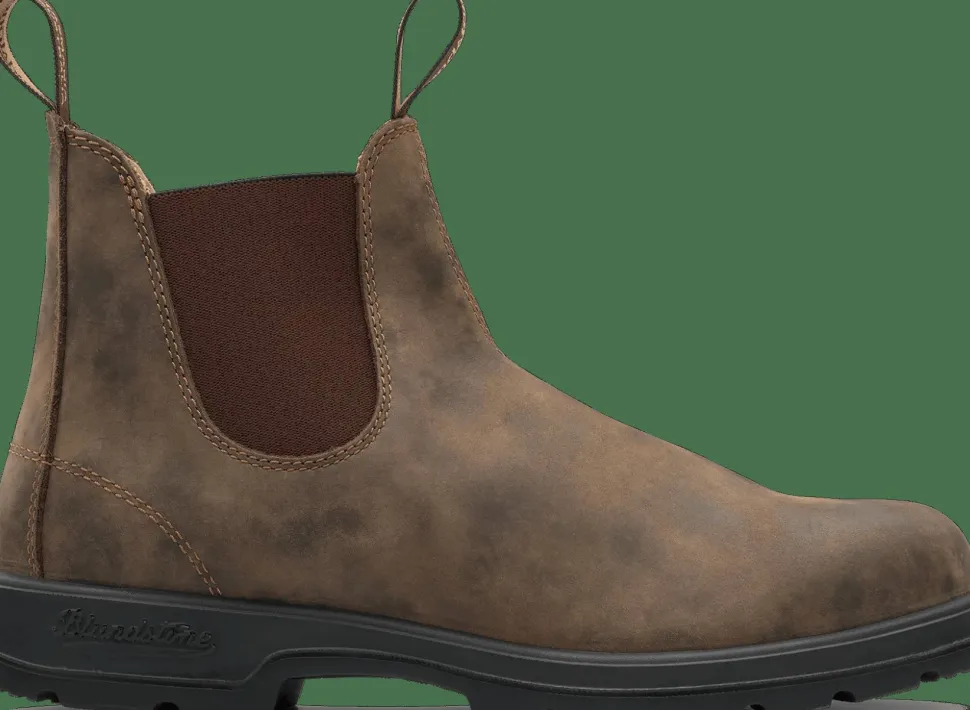 Blundstone Unisex Casual Chelsea Boots #585 Rustic Brown
