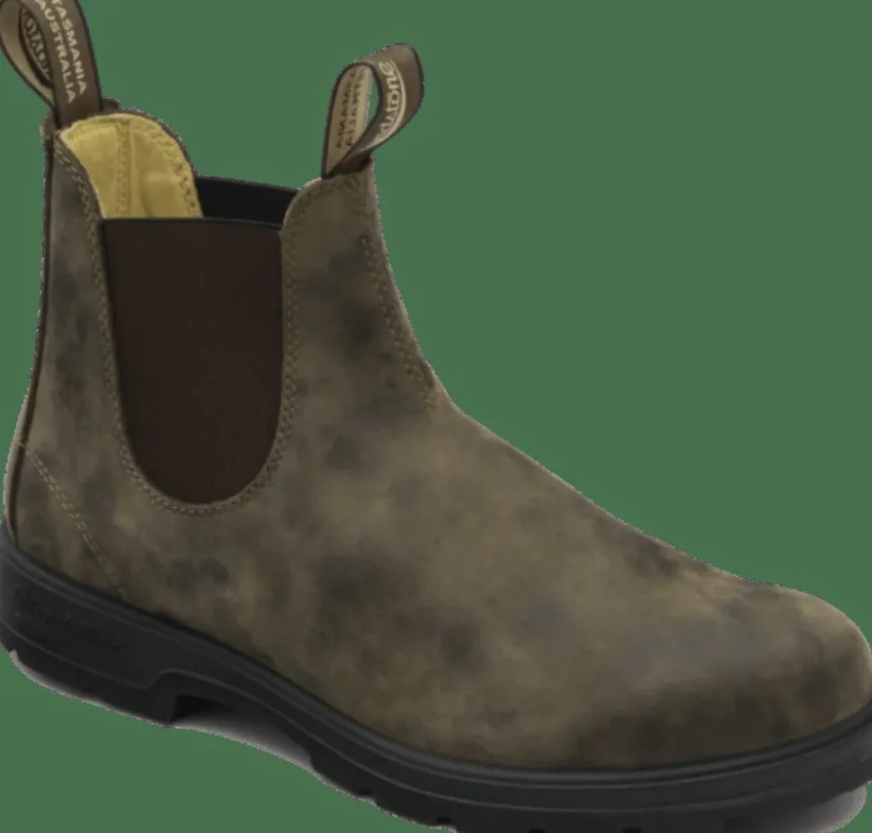 Blundstone Unisex Casual Chelsea Boots #585 Rustic Brown