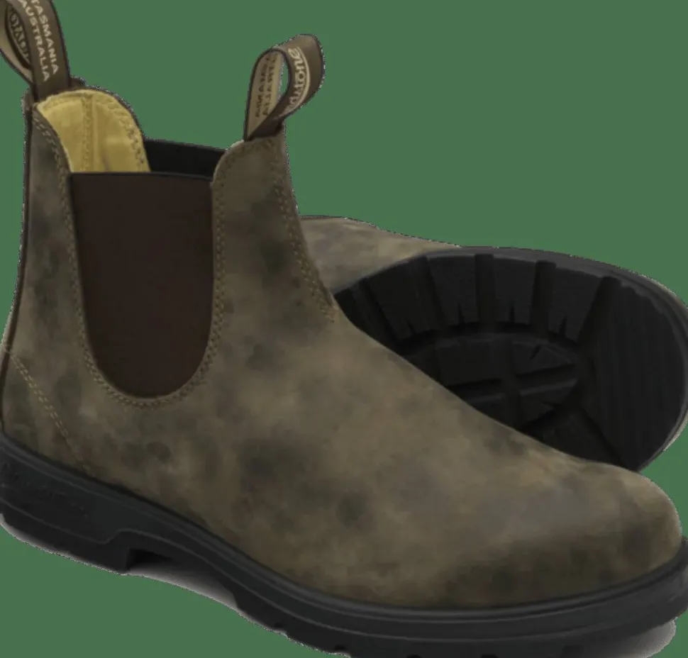 Blundstone Unisex Casual Chelsea Boots #585 Rustic Brown