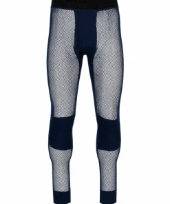 Brynje Unisex Super Thermo Longs with Inlay On Knee Navy Clearance