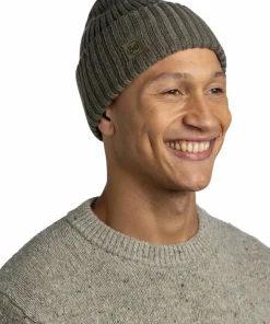Buff Beanie Knitted Erviny Erviny Bark Clearance