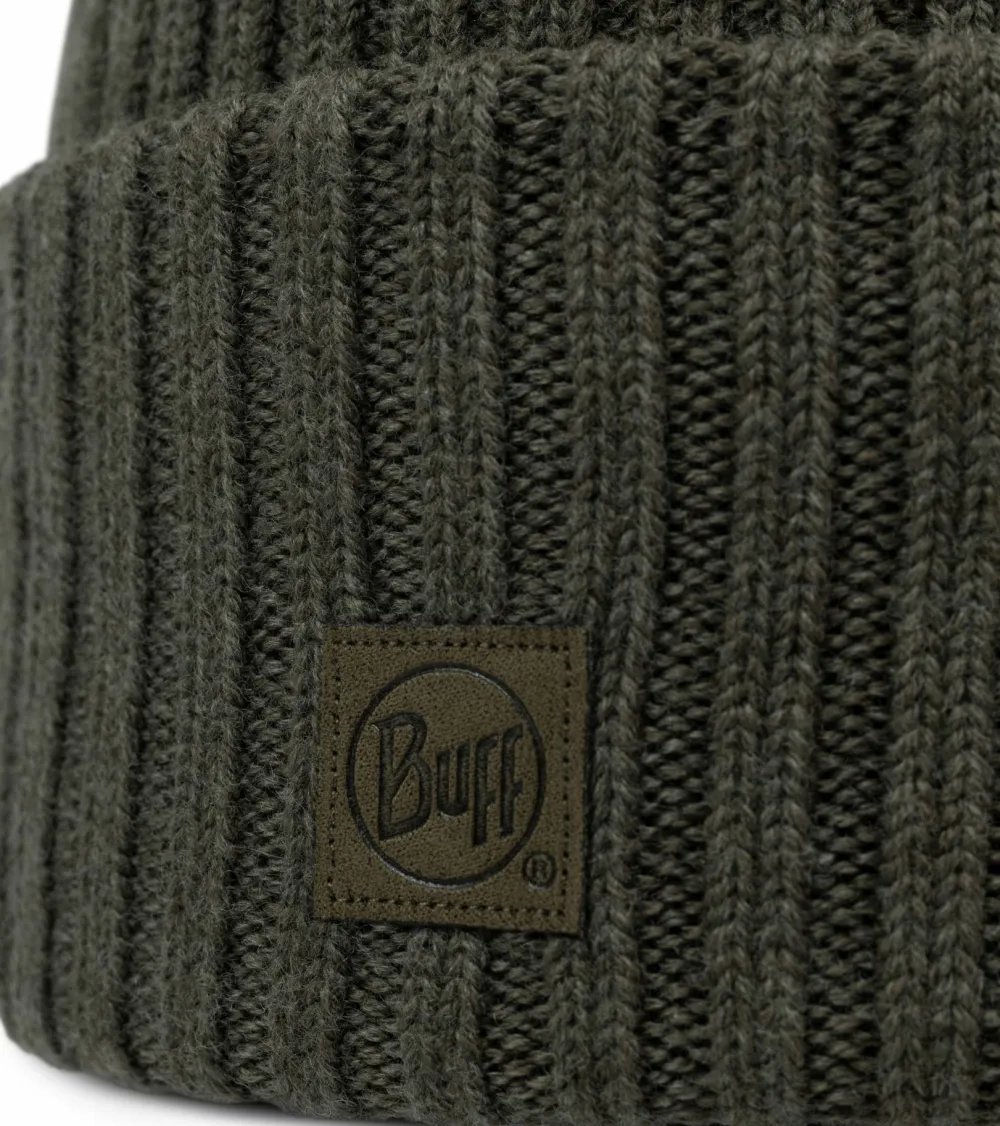 Buff Beanie Knitted Erviny Erviny Bark Clearance