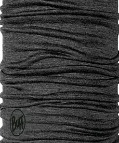 Buff Lightweight Merino Wool Tubular Solid Grey