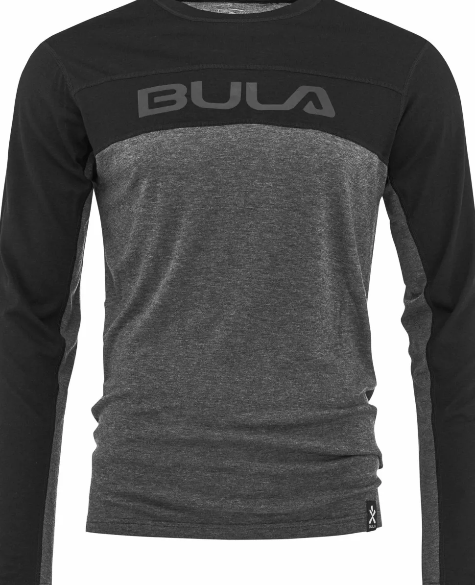 Bula Men's Retro Merino Wool Crew Black