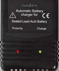 Burrel Battery Charger 2-12v Helautomatisk Batterilader Til Viltkamer Black Svart