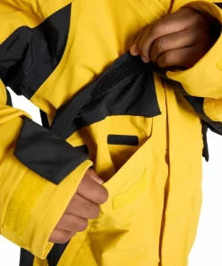 Burton Kids Ascutney Jacket Goldenrod/True Black Discount