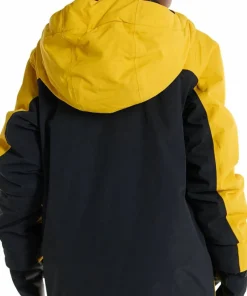 Burton Kids Ascutney Jacket Goldenrod/True Black Discount