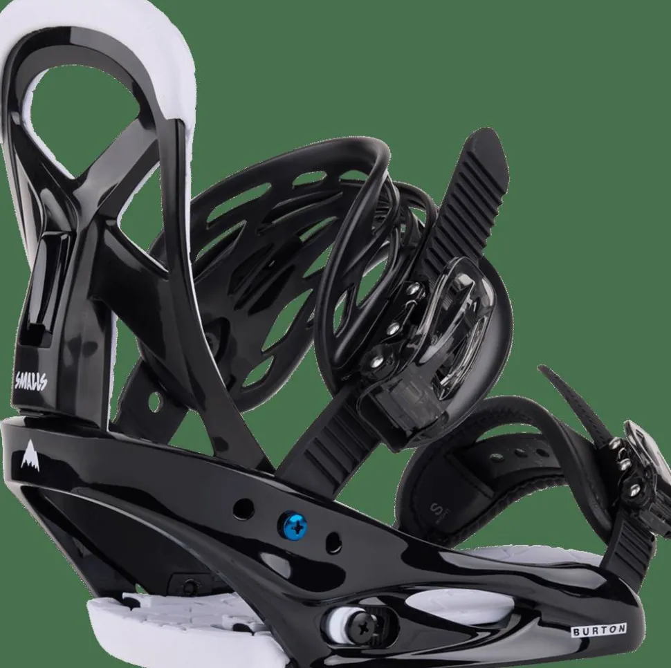Burton Kids' Smalls Re:Flex Snowboard Bindings Black