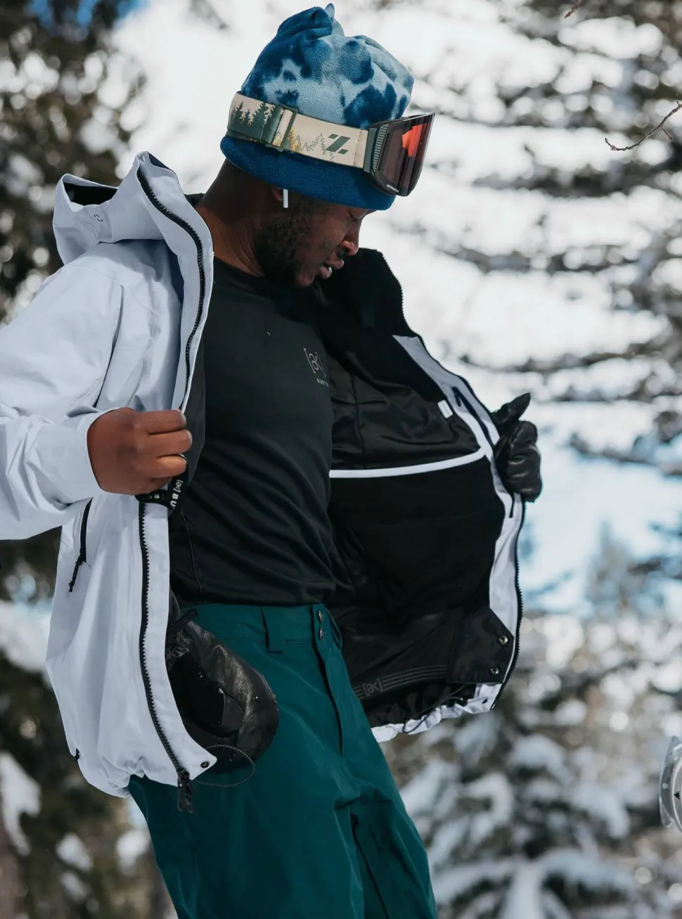 Burton Men's Ak Gore Cyclic Jacket Gray Cloud