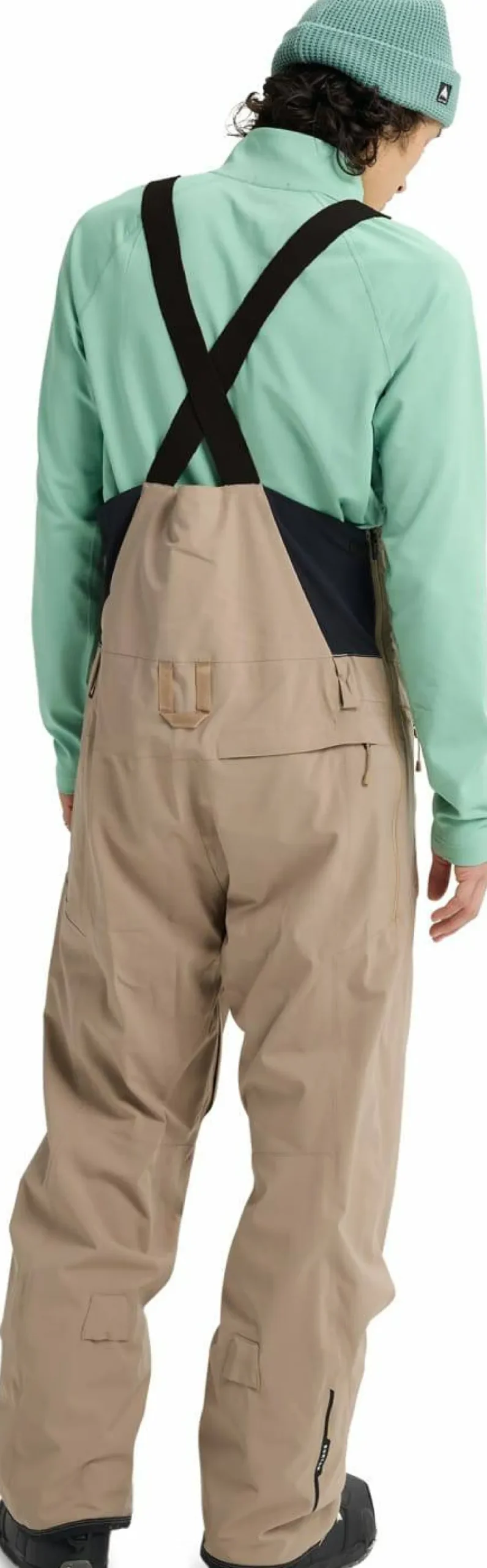 Burton Men's Reserve 2L Bib Pants Summit Taupe