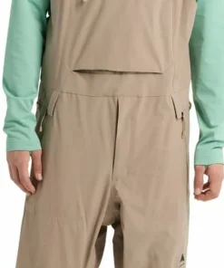 Burton Men's Reserve 2L Bib Pants Summit Taupe Discount
