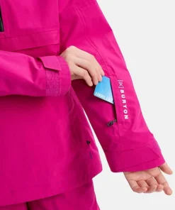 Burton Womens Ak Gore Kimmy Anorak Very Berry Outlet