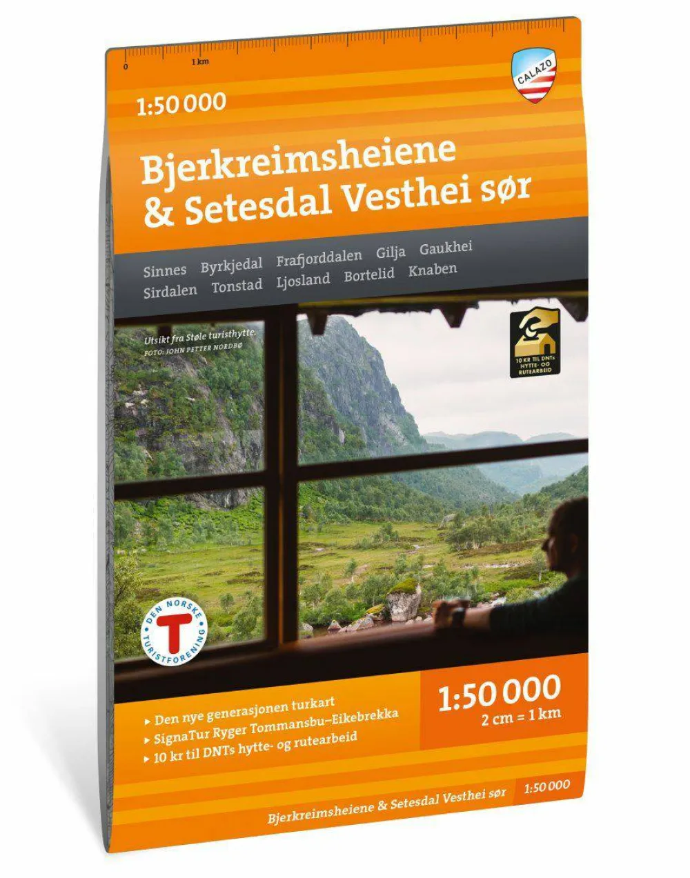 Hot Bjerkreimsheiene & Setesdal Vesthei Sør 1:50 000 Övrig Utrustning