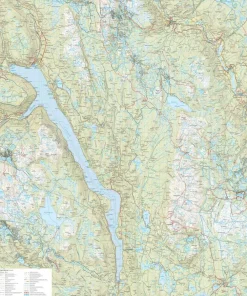 Blefjell & Kongsberg 1:50 000 Skidåkning