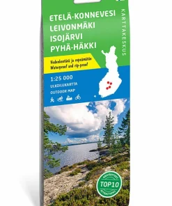 Calazo förlag Etelä-Konnevesi, Leivonmäki, Isojärvi & Pyhä-Häkki 1:25 000 Topographic map Best