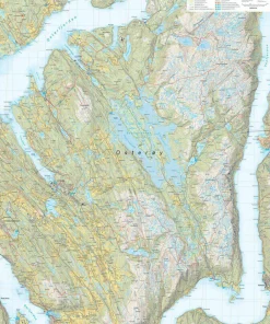 Calazo förlag Gullfjellet & Osterøy 1:25 000 Trail map Sale