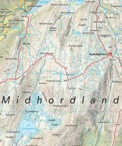 Calazo förlag Gullfjellet & Osterøy 1:25 000 Trail map Sale