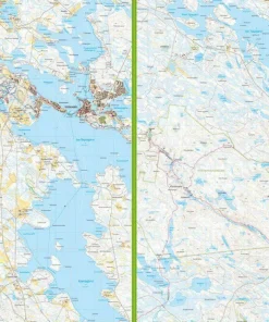 Calazo förlag Kainuu: Vuokatti, Hiidenportti & Tiilikkajärvi 1:25 000 Topographic map Online