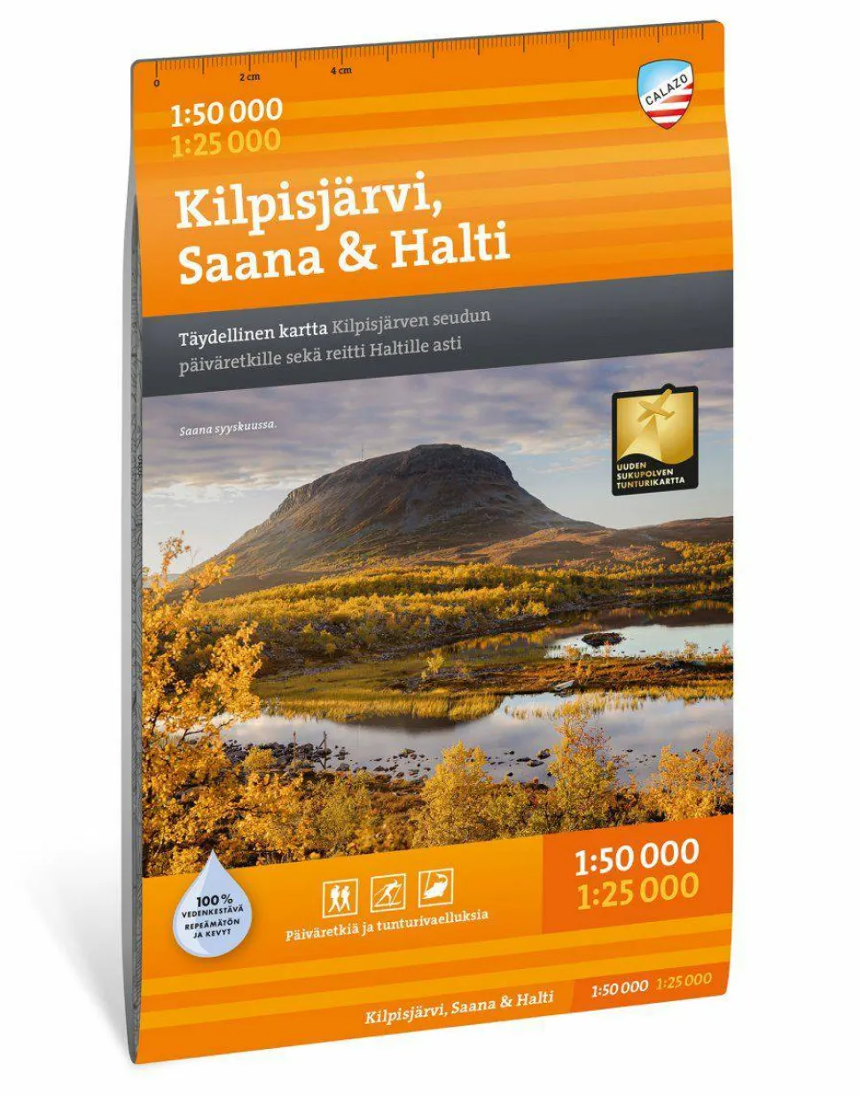 Calazo förlag Kilpisjärvi, Saana & Halti 1:50 000/1:25 000
