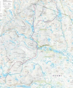 Calazo förlag Kilpisjärvi, Saana & Halti 1:50 000/1:25 000