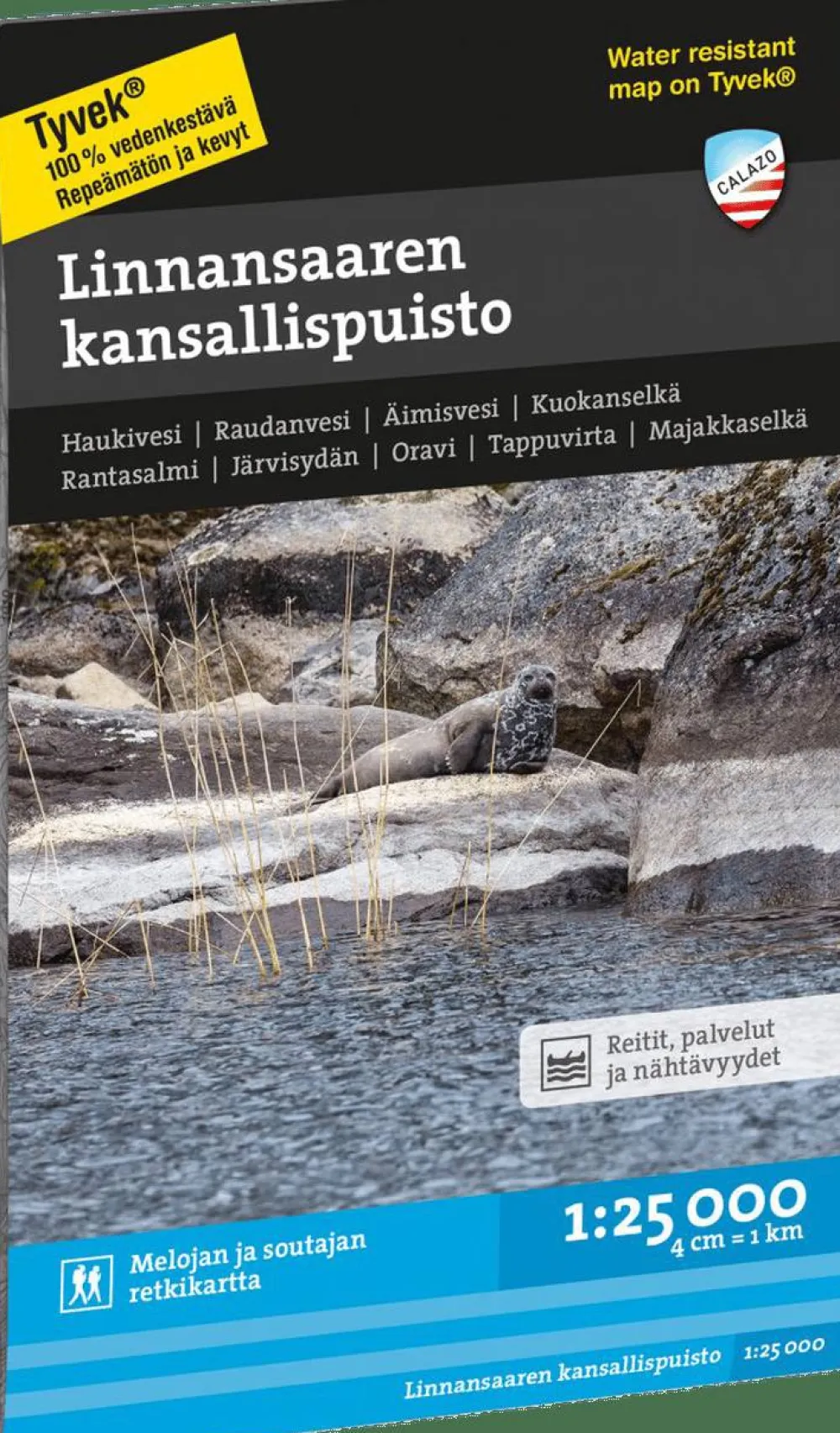 Calazo förlag Linnansaaren kansallispuisto 1:25 000 NoColour