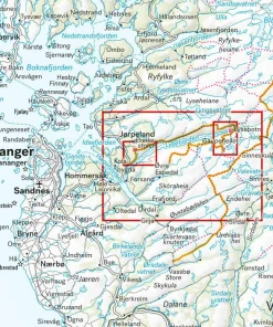 Lysefjorden, Preikestolen & Kjerag 1:50 000 Övrig Utrustning