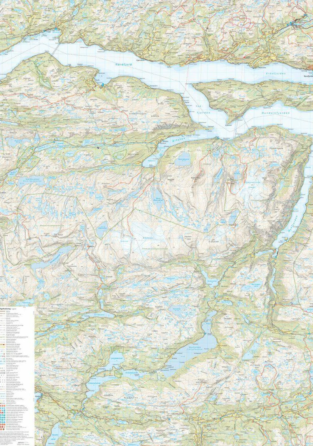 Discount Nordfjord 1:50 000 Övrig Utrustning