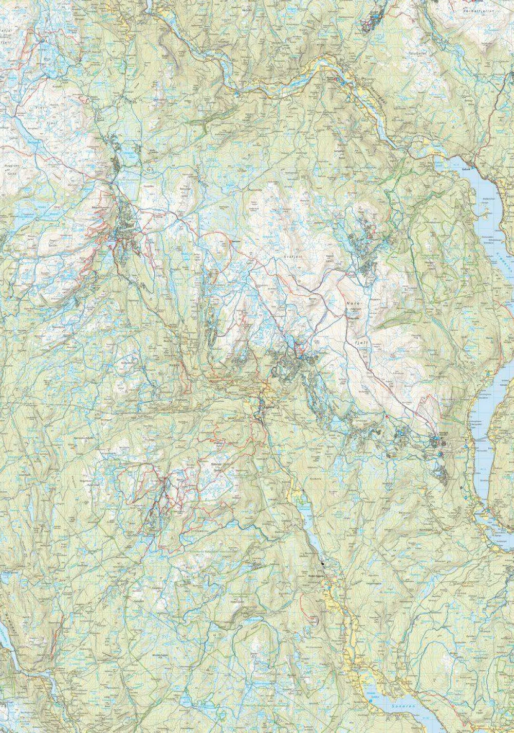 Discount Norefjell & Trillemarka-Rollagsfjell 1:50 000 Övrig Utrustning
