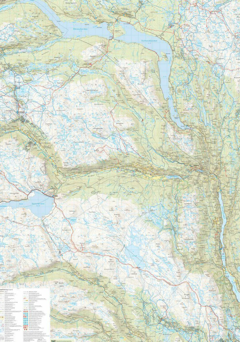 Discount Norefjell & Trillemarka-Rollagsfjell 1:50 000 Övrig Utrustning