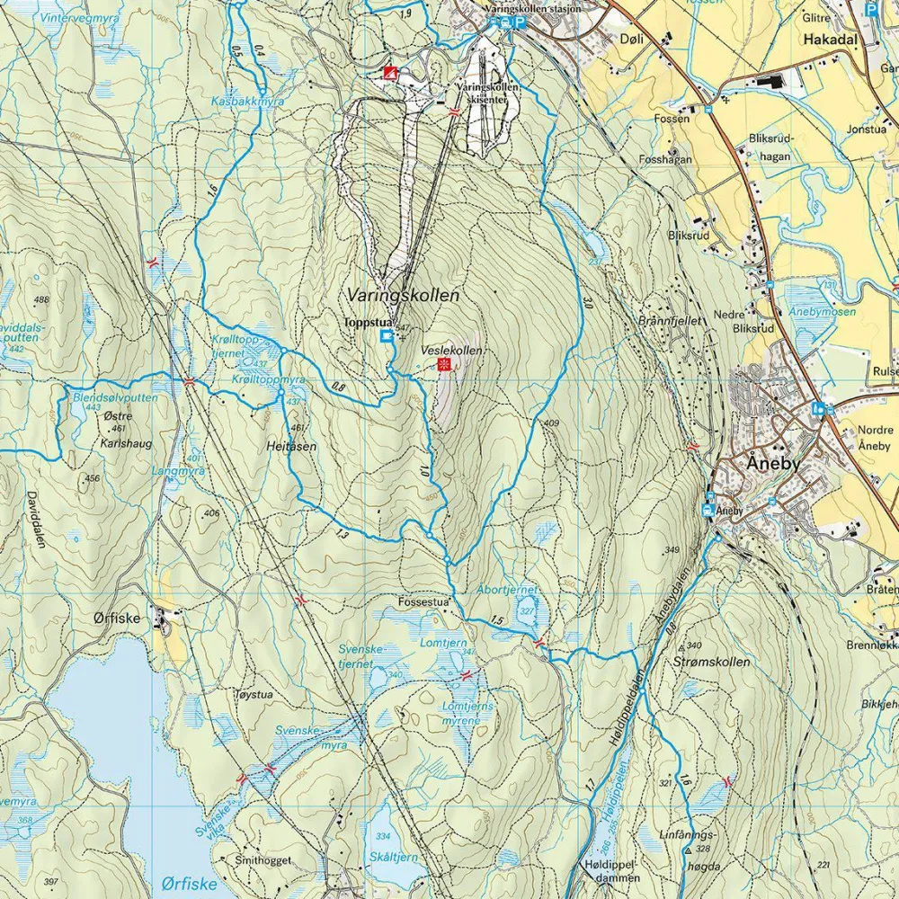 Outlet Oslo: Romeriksåsene 1:20 000 Övrig Utrustning