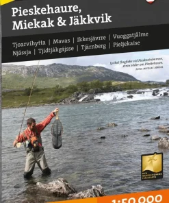 Calazo förlag Pieskehaure, Miekak & Jäkkvik 1:50 000 NoColour Sale
