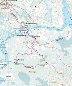 Rovaniemi: Napapiiri & Ounasvaara 1:25 000 Övrig Utrustning