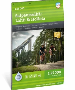 Calazo förlag Salpausselkä: Lahti & Hollola 1:25 000 Topographic map