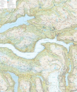 Calazo förlag Stryn 1:50 000 Hiking map New