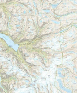 Calazo förlag Stryn 1:50 000 Hiking map New