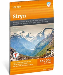 Calazo förlag Stryn 1:50 000 Hiking map New