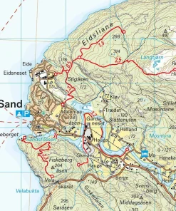 Hot Suldalsheiane Bykleheiane & Hovden 1:50 000 Övrig Utrustning