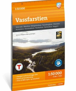 Calazo förlag Vassfarstien 1:50 000 Hiking map