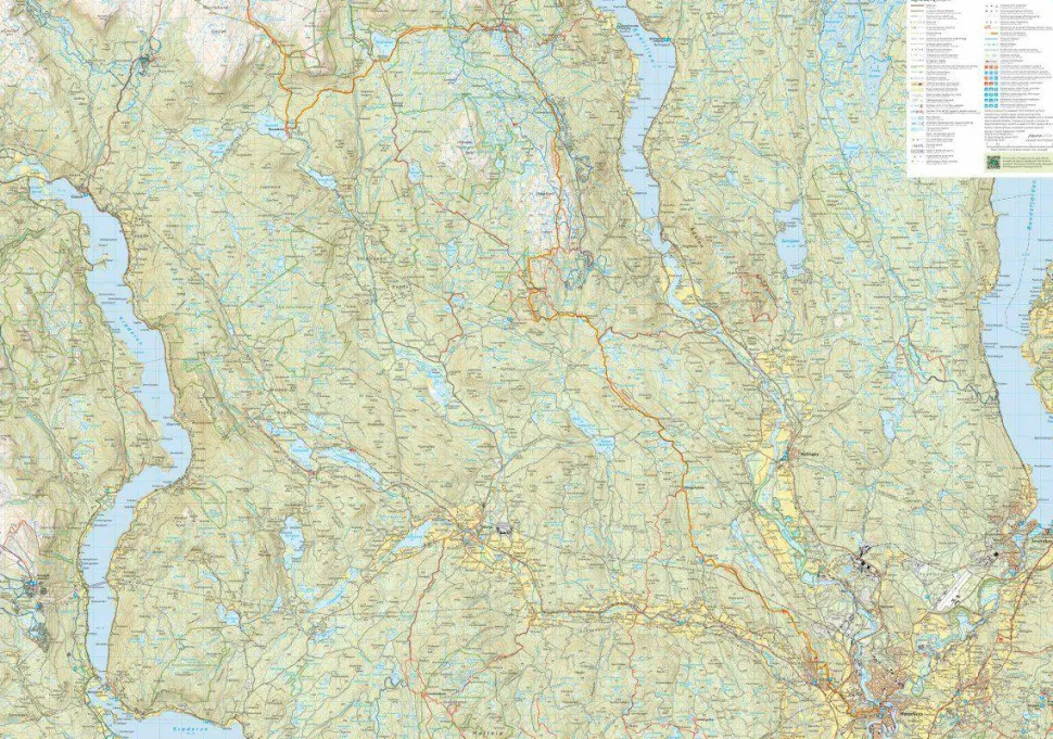 Calazo förlag Vassfarstien 1:50 000 Hiking map