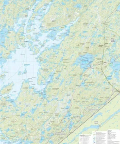 Calazo förlag Vätsäri & Kessi 1:50 000 Hiking map Outlet